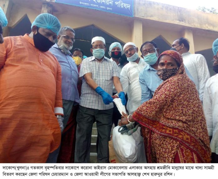 করোনা ভাইরাসের দূর্যোগ মোকাবেলায় প্রধানমন্ত্রী বদ্ধপরিকর : শেখ হারুন