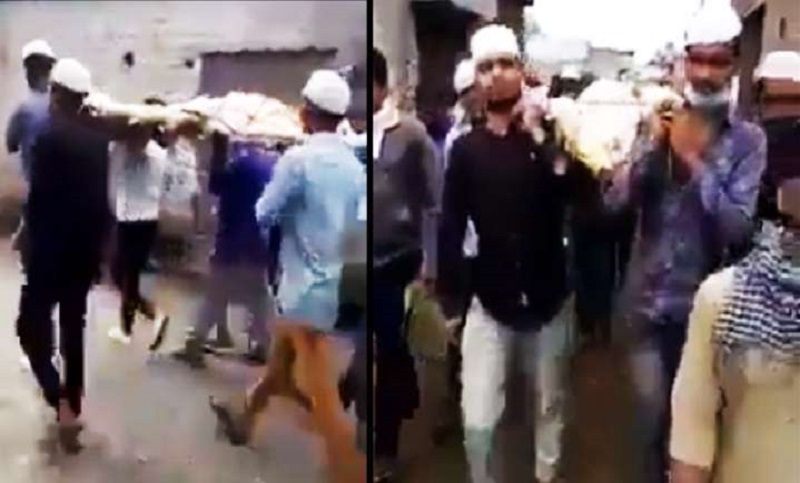 করোনার ভয়ে হিন্দু বৃদ্ধের সৎকারে নেই কেউ, মরদেহ কাঁধে নিলেন মুসলিমরা