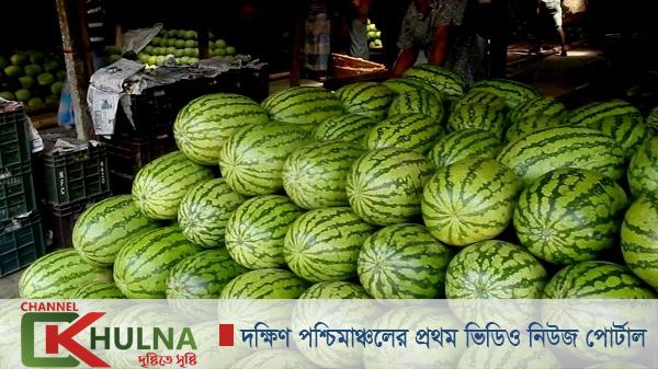 দাকোপে তরমুজ কিনতে বিভিন্ন জেলার শত শত খরিদ্দার