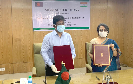 ভারত-বাংলাদেশের অভ্যন্তরীণ নৌপরিবহণে বাণিজ্যের নতুন দিগন্ত