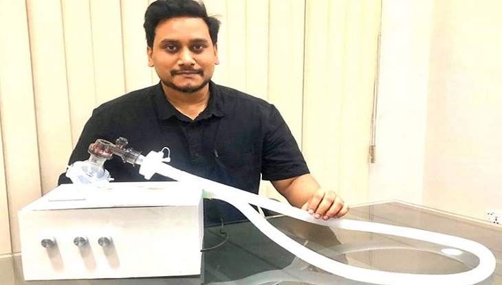 বাংলাদেশ ইউনিভার্সিটির বহনযোগ্য ভেন্টিলেটর মেশিন উদ্ভাবন
