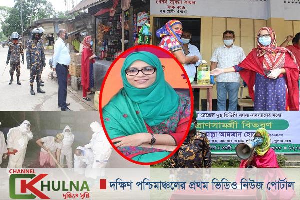 করোনারোধে ক্লান্তিহীন ছুটে চলেছেন ইউএনও নাসরিন