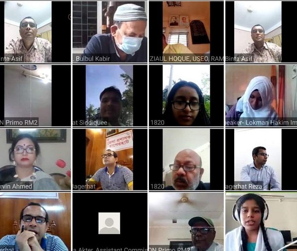বাগেরহাটে শুরু হয়েছে স্কুল পর্যায়ের ভার্চুয়াল বিতর্ক প্রতিযোগিতা