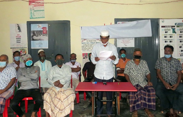 বাগেরহাটের মোড়েলগঞ্জে ইউপি চেয়ারম্যানের বিরুদ্ধে ষড়যন্ত্রের প্রতিবাদে সংবাদ সম্মেলন