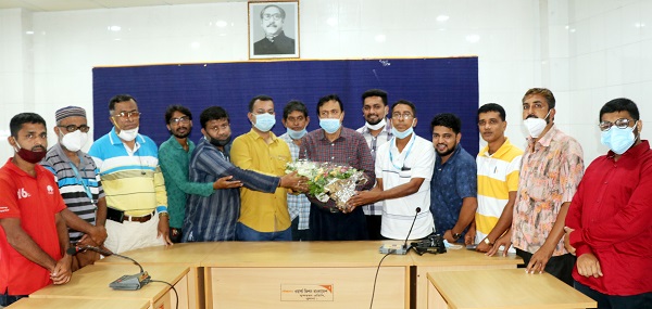 বিপিজে খুলনা জেলা শাখার নব-নির্বাচিতদের সাথে খুলনা প্রেসক্লাব নেতৃবৃন্দের মতবিনিময় বিনিময়