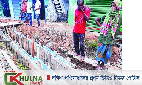 ঝিনাইদহে ২০ কোটি টাকার সড়ক নির্মাণে ঘাপলা