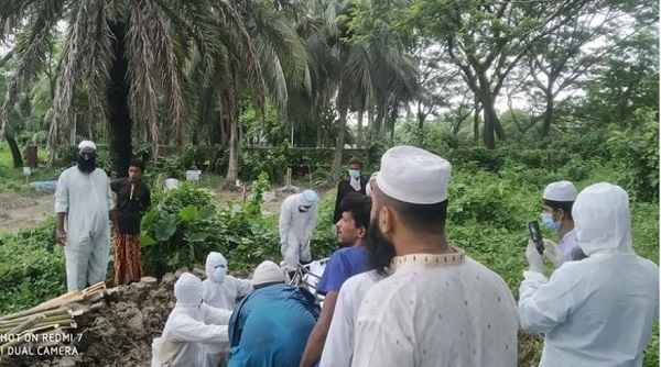 করোনায় মৃত ব্যক্তির গোসল দাফনে ইসলামী আন্দোলন খুলনা মহানগর