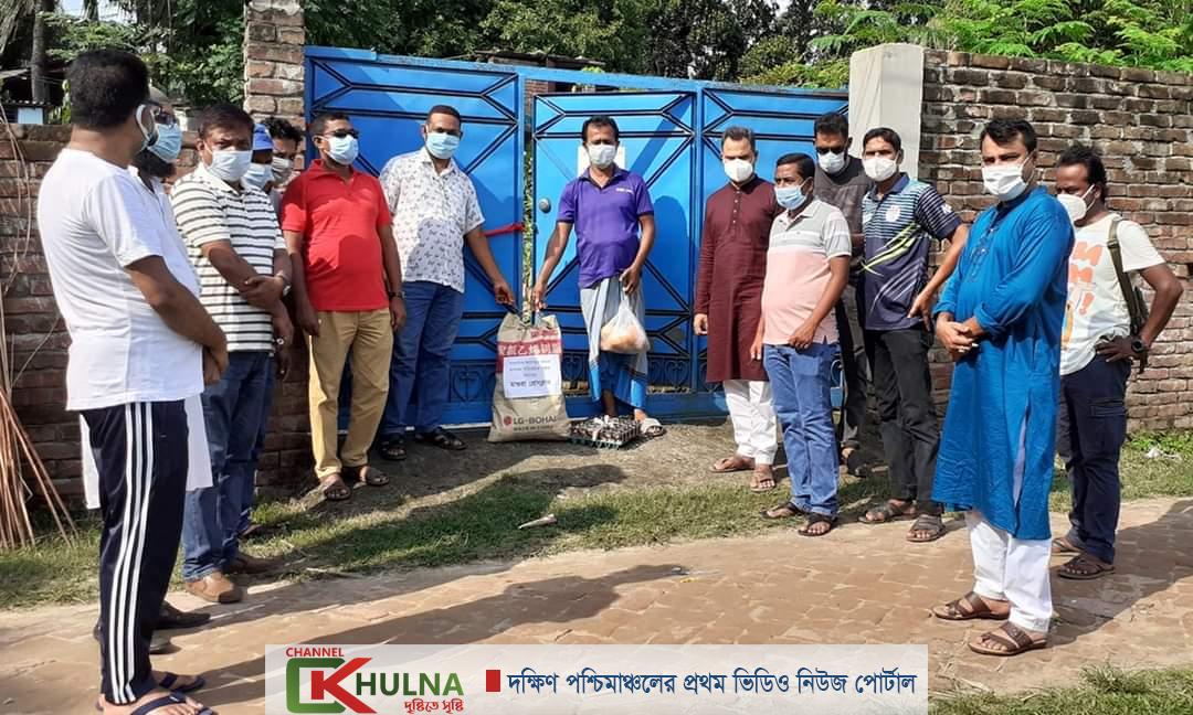 মাগুরায় করোনা আক্রান্ত দীপ্ত টিভির সাংবাদিক পরিবারের পাশে মাগুরা প্রেসক্লাব