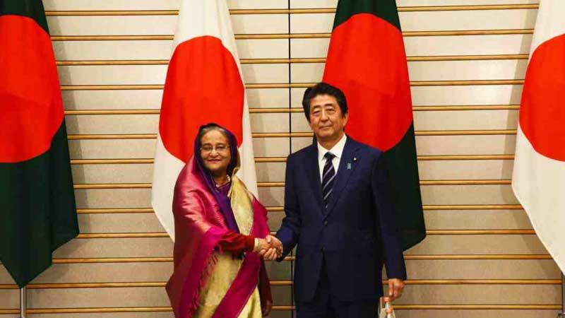 শেখ হাসিনাকে জাপানের প্রধানমন্ত্রীর ফোন