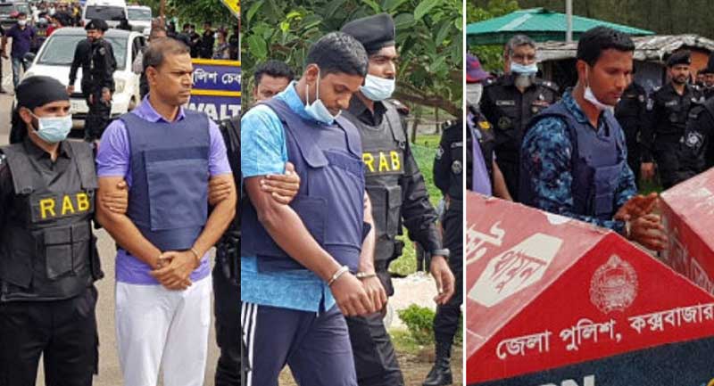 দেড় মিনিটে সিনহা হত্যা: ঘটনার বিবরণ দিলেন ওসি প্রদীপসহ তিন আসামি