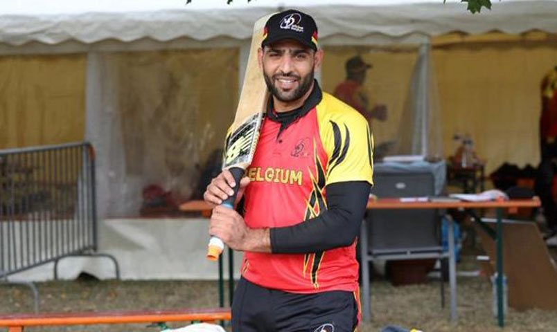 ব্যাট হাতে অদ্ভুত রেকর্ড গড়লেন বেলজিয়ামের শাহেরিয়ার