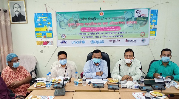 ভিটামিন ‘এ’ প্লাস ক্যাম্পেইন উপলক্ষে সাংবাদিকদের ওরিয়েন্টেশন কর্মশালা