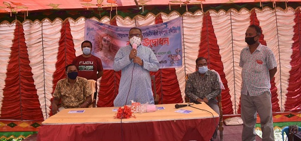 সামাজিক দূরত্ব ও নারীদের নিরাপত্তার সাথে শারদীয় দূর্গা পুজা পালন করতে হবে: এমপি রবি