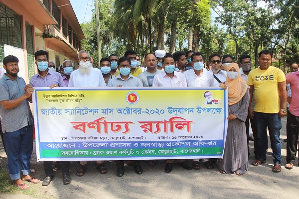 মোল্লাহাটে জাতীয় স্যানিটেশন মাস উদযাপনের উদ্বোধন অনুষ্ঠিত