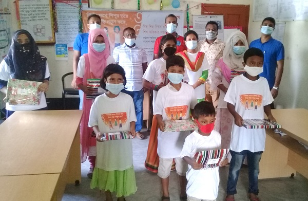 মোড়েলগঞ্জে ওয়ার্ল্ড ভিশনের উদ্যোগে শিশুদের চিত্রাংকন প্রতিযোগীতা