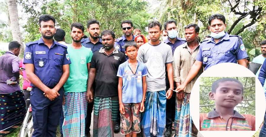 সাতক্ষীরায় নিখোঁজের ১২ ঘন্টা পর ধানক্ষেতে শিশু হৃদয়ের লাশ