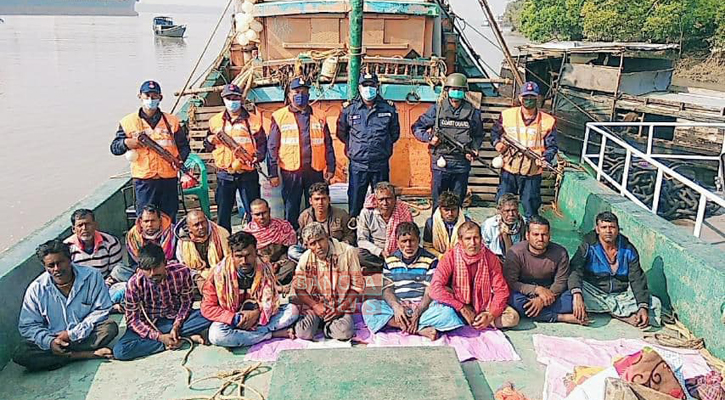 বঙ্গোপসাগরে ১৬ ভারতীয় জেলে আটক