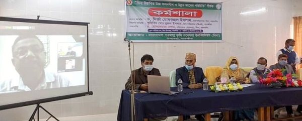 সাতক্ষীরায় বিনা উদ্ভাবিত উচ্চ ফলনশীল ও উন্নত জাতের পরিচিতি শীর্ষক কর্মশালা