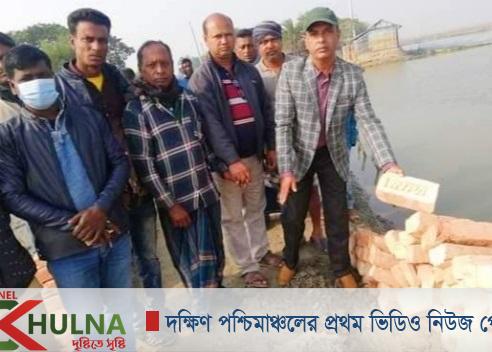 পাইকগাছার দেলুটিতে রাস্তার কাজের উদ্ভোধন করেন চেয়ারম্যান রিপন কুমার মন্ডল