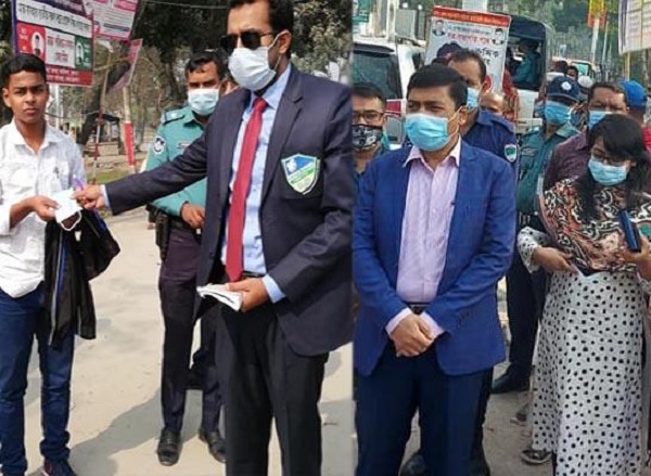 খুলনায় মাস্ক না পরায় ২৭১ জনকে লক্ষাধিক টাকা অর্থদন্ড, আটক ১৫৫