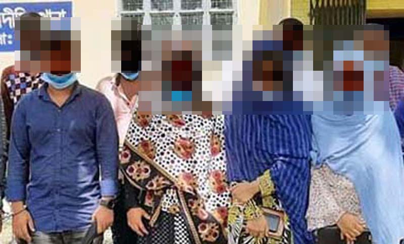 আবাসিক হোটেলে অসামাজিক কার্যকলাপ, ৮ নারী-পুরুষ গ্রেপ্তার