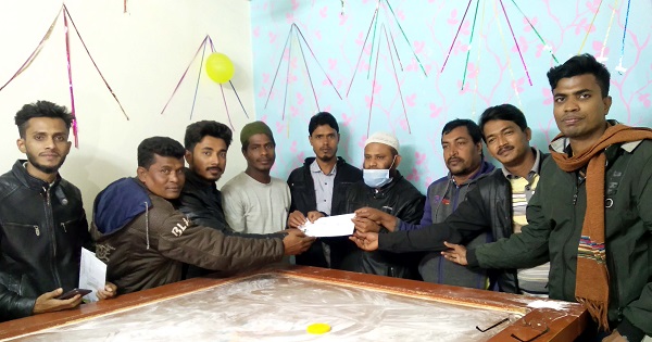 ১ম আইফুল স্মৃতি ক্যারাম টুর্নামেন্টে চ্যাম্পিয়ন জালাল-রাসেল জুটি