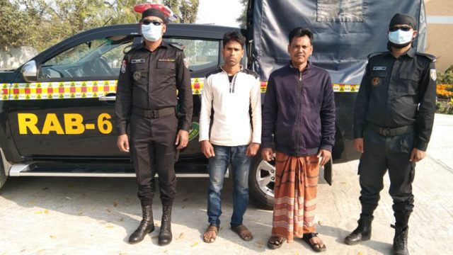 নিষিদ্ধ জঙ্গী সংগঠন ‌’আল্লার দল’ এর ২ সদস্য গ্রেফতার