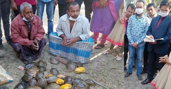 চিতলমারীতে বন্যপ্রাণী রক্ষায় অভিযান, দুই ব্যবসায়ীকে অর্থদন্ড