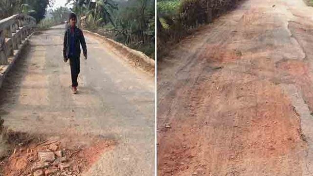 দামুড়হুদায় সড়ক ও সেতুর বেহাল দশা, বর্ষার আগেই সংস্কারের দাবি