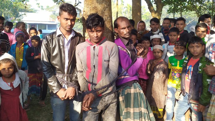 চুরি করতে এসে ধরা পিকআপসহ ৩ চোর