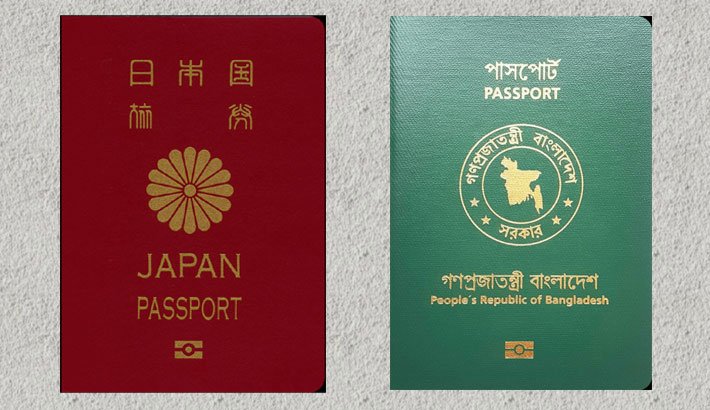 বিশ্বের সবচেয়ে শক্তিশালী পাসপোর্ট জাপানের, পেছাল বাংলাদেশ