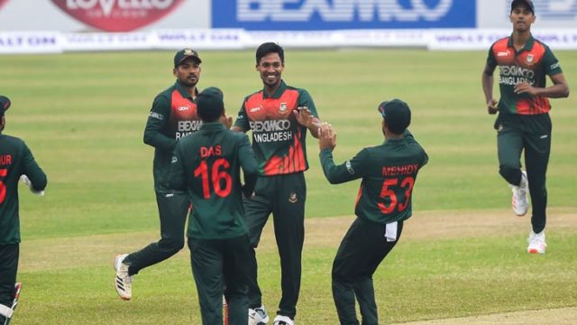 সাকিব-মাহমুদ ঝড়ে ১২২ রানেই গুটিয়ে গেল উইন্ডিজ