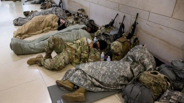 কার পার্কে সেনাদের ঠাঁই, ক্ষমা চাইলেন বাইডেন