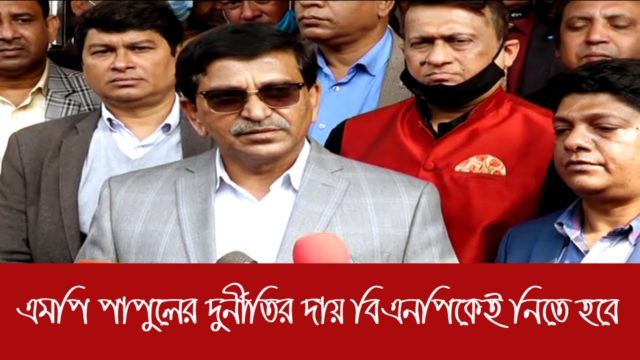 পাপুলের দুর্নীতির দায় বিএনপিকেই নিতে হবে: হানিফ