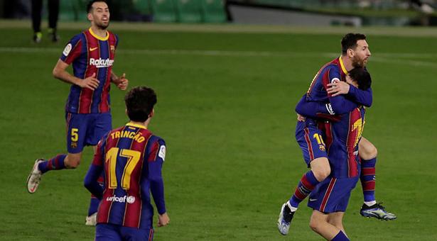 বার্সার ঘাম ঝরানো জয়