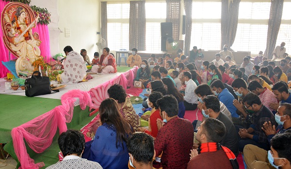 কুয়েটে শ্রী শ্রী সরস্বতী পূজা অনুষ্ঠিত