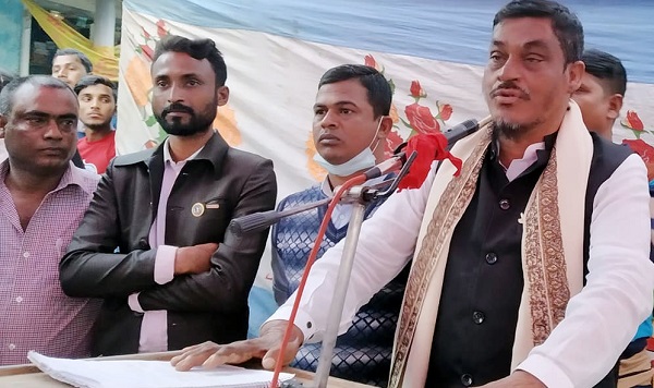 মোরেলগঞ্জে আওয়ামী লীগ নেতা চান মিয়ার মোটর শোভাযাত্রা