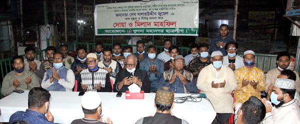 সংসদ সদস্য সেখ জুয়েলের সুস্থতা কামনা করে নগর ছাত্রলীগের দোয়া মাহফিল