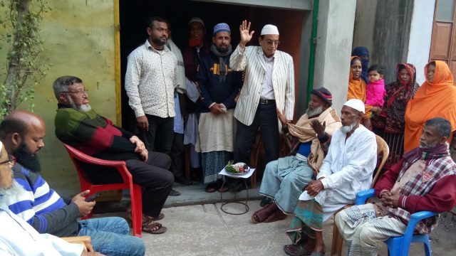 যোগীপোলে বেগ লিয়াকত আলী’র উঠান বৈঠক ও গণসংযোগ