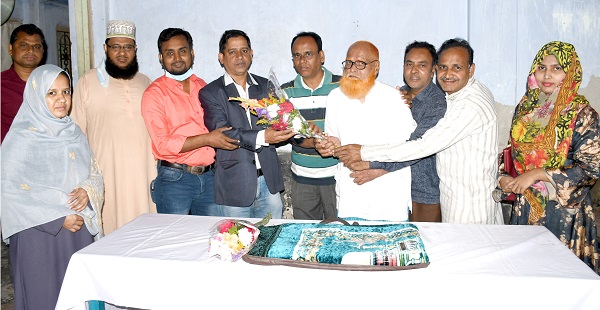 খালিশপুরে সাংবাদিক নূর হাসান জনিকে সংবর্ধনা