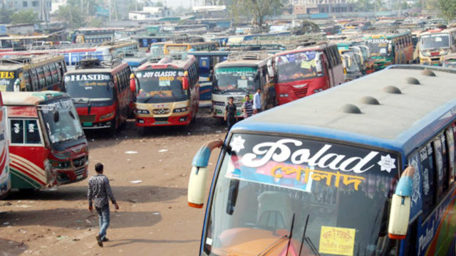 বিএনপির সমাবেশ ঘিরে খুলনার সঙ্গে সারাদেশের বাস চলাচল বন্ধ