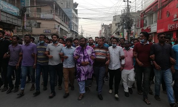 সদর থানা আওয়ামী লীগের কর্মসূচী সফল করতে মহানগর ছাত্রলীগের বিশাল মিছিলসহ গণসমাবেশে অংশগ্রহন