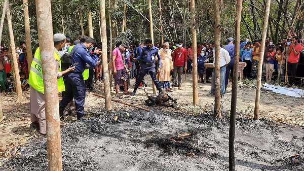 মাগুরায় আগুনে পোড়া অজ্ঞাত ব্যক্তির মৃতদেহ উদ্ধার