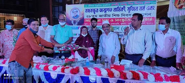 সাংবাদিক জনিকে বঙ্গবন্ধু শিশু কিশোর মেলার সংবর্ধনা