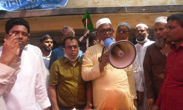মোরেলগঞ্জে জনতার ভালবাসায় নৌকার প্রার্থী শাহজাহান আলী