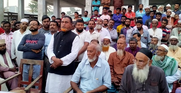 বাগেরহাটের চিতলমারী সদর ইউপি চেয়ারম্যানের নির্বাচনী পথসভা