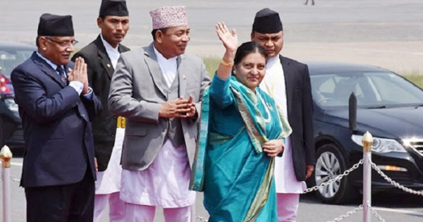 দুই দিনের সফরে ঢাকায় নেপালের প্রেসিডেন্ট
