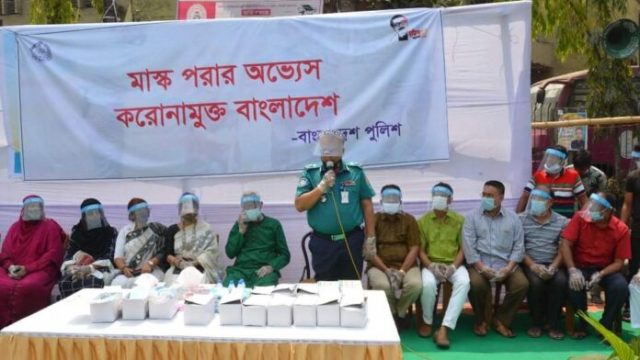 করোনর দ্বিতীয় ধাপ মোকাবেলায় কেএমপি’র জনসচেতনতামূলক কার্যক্রম পালন