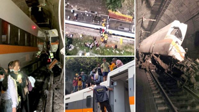 তাইওয়ানে ট্রেন দুর্ঘটনায় নিহত বেড়ে ৫০