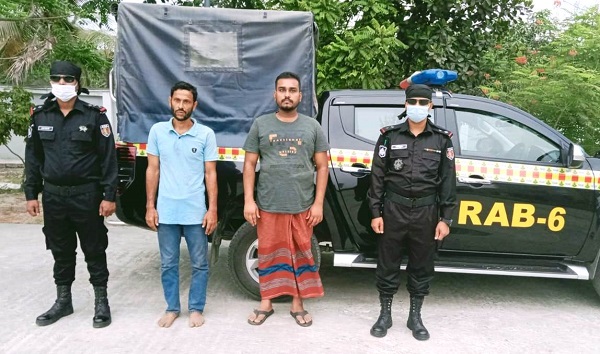 মোরেলগঞ্জে ৯১০ পিচ ইয়াবাসহ ২ জন আটক